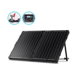 100 Watt 12 Volt Monocrystalline Foldable Solar Suitcase with Voyager